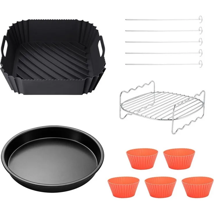 Youyijia Backform 4 stk Silikon Backform Für Airfryer Silikonbackformen