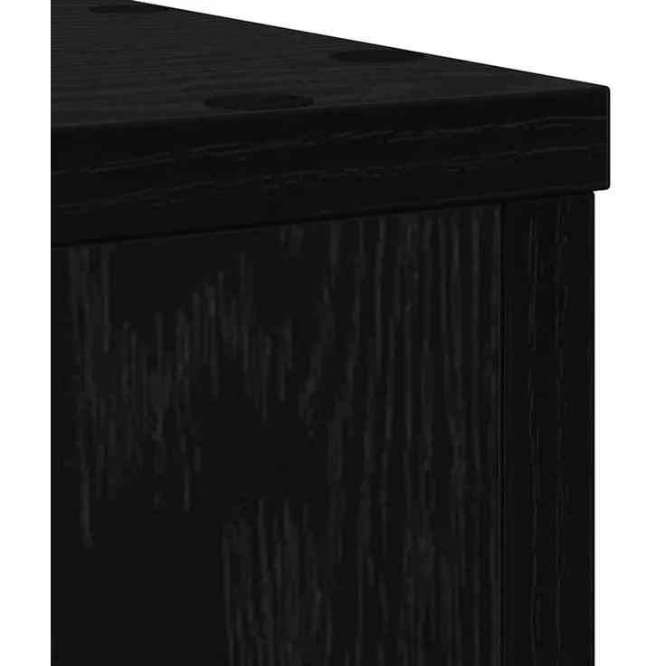 vidaXL Pflanzenständer 2 Stk. Schwarz Eichen-Optik 25 x 25 x 35 cm 869230 – Bild 8