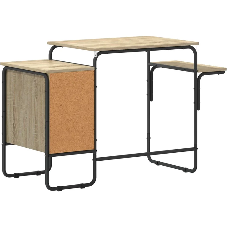 vidaXL Schreibtisch mit Stauraum Sonoma-Eiche 120 x 50 x 75 cm 8007997 – Bild 6