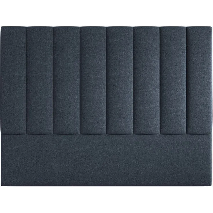 Micadoni Marl Polster-Kopfteil Chenille Eden Marineblau 160x120