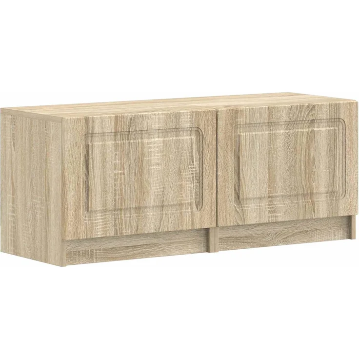 vidaXL LED-TV-Schrank UTRECHT 3 stk. Sonoma-Eiche Holzwerkstoff 3417001 – Bild 4
