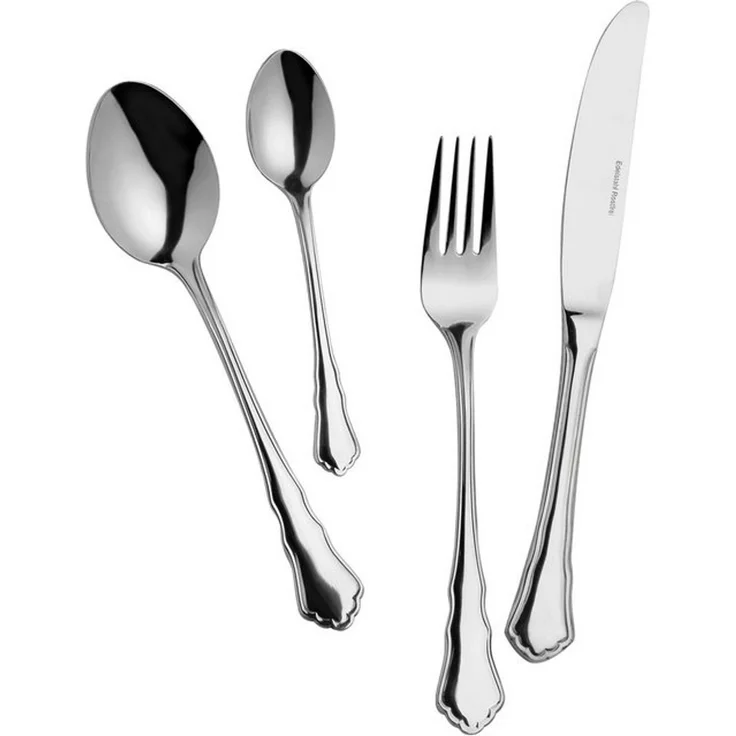 Mulex Besteck-Set Chippendale (30-tlg), 6 Personen, Chromnickelstahl 18/10, ideal für besondere Anlässe – Bild 4