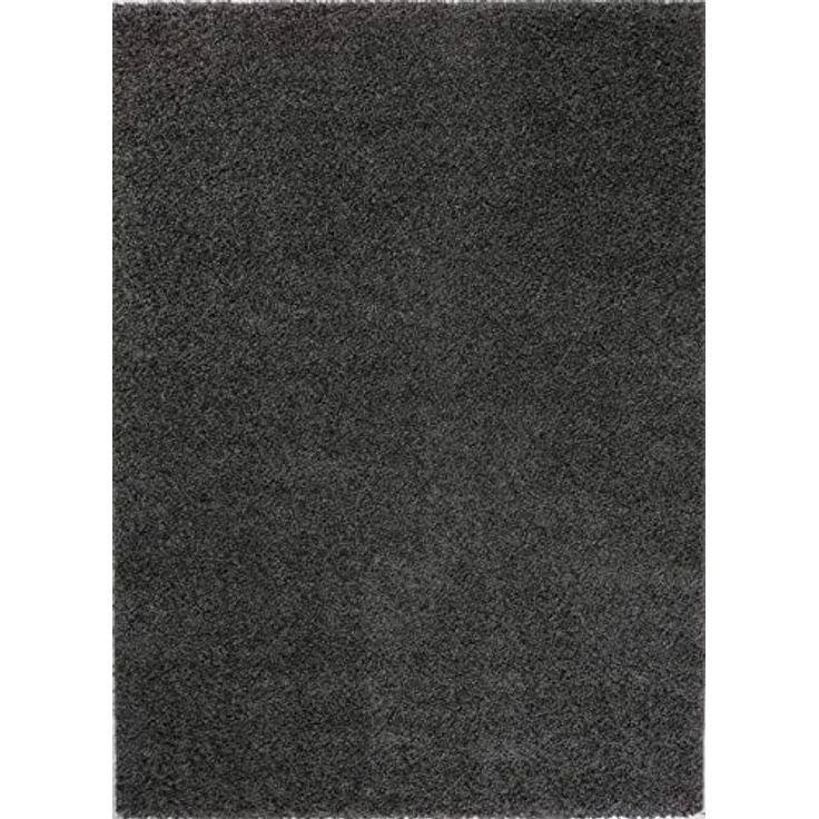 VIMODA Prime Shaggy Hochflor Langflor Teppich Einfarbig Modern Anthrazit Dunkelgrau, Maße:70x250 cm – Bild 7