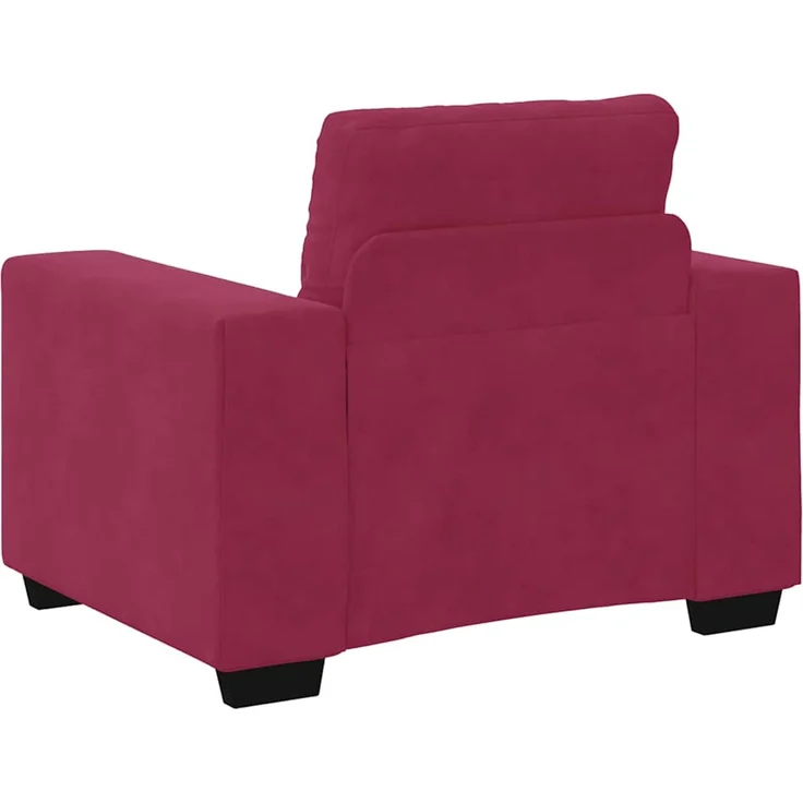 vidaXL Sessel Weinrot 100x78x80 cm Samt 4105102 – Bild 6