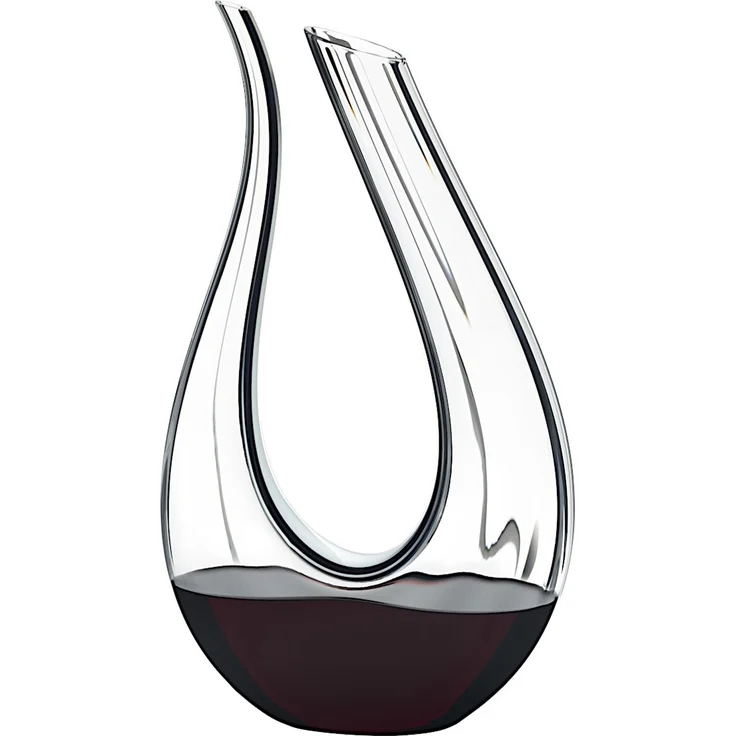 RIEDEL 1756/00 Dekanter AMADEO Fatto a Mano schwarz-weiß-schwarz, handgefertigt, Design-Dekanter – Bild 4
