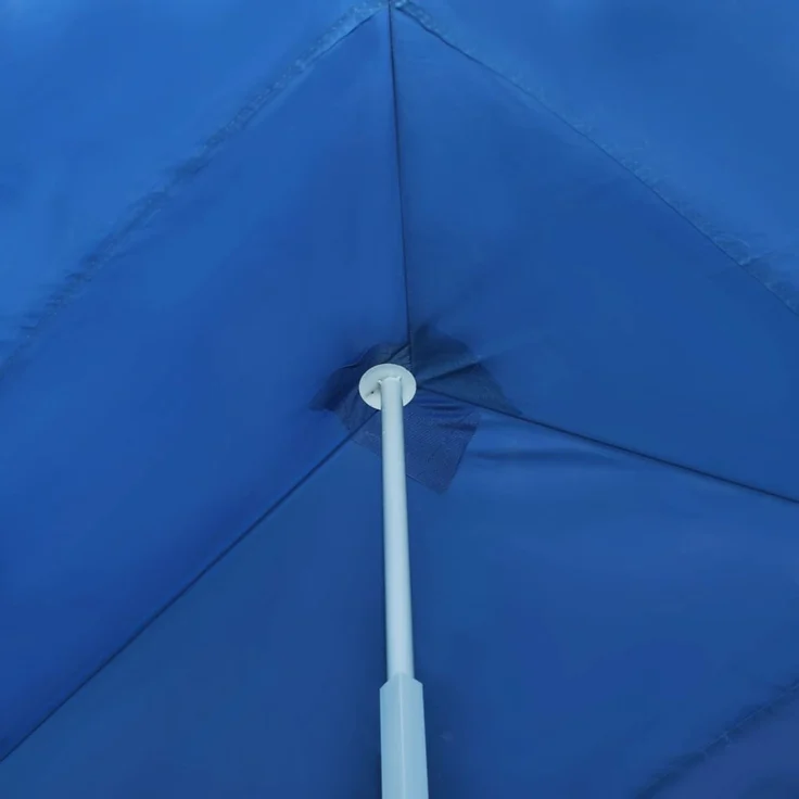 Faltzelt Partyzelt Pop-Up, Pavillon mit 5 Seitenwänden 3 x 9 m Blau – Bild 6
