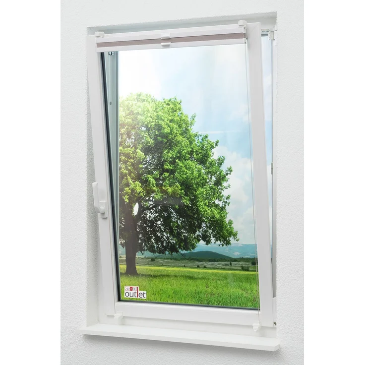 Lysel Outlet - Plissee Select Braungrau - Plissee in der Größe (Bx H) 120cm * 130cm – Bild 6