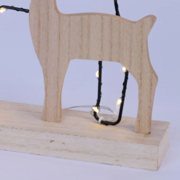 LED-Deko-Hirsch 35er Höhe 22 cm – Bild 5