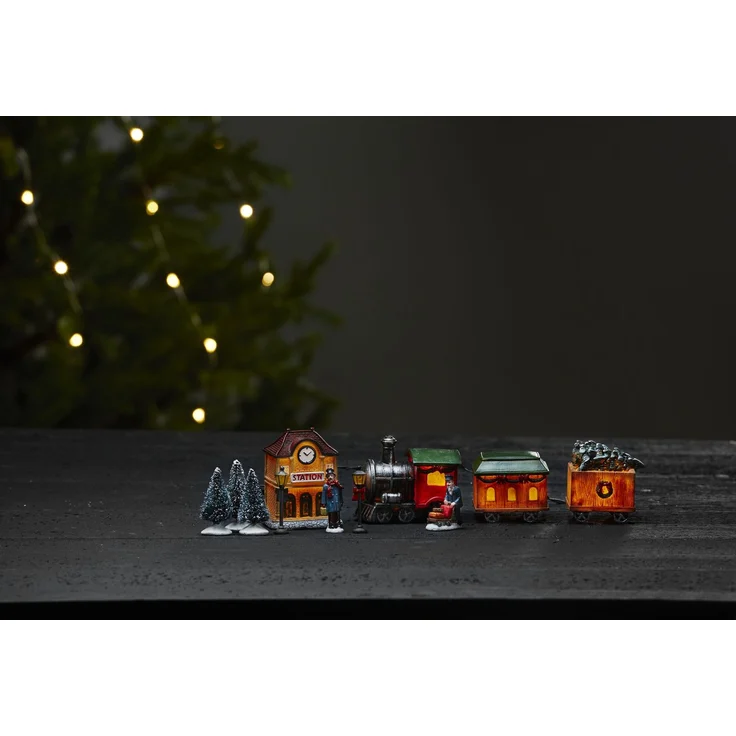 LED-Zug "Kidsville", bunt, 9 teilig