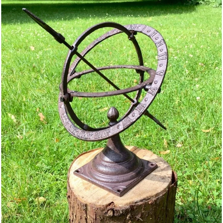 Antikas Wanduhr Kleine Sonnenuhr als hübsche Terrassen Dekoration, Schattenuhr – Bild 2