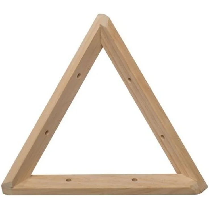 Astigarraga Kit Line Wandregalhalter Triangel Winkel 20x20x20 cm, Regalwinkel aus Vollholz, Regalhalter – Bild 4