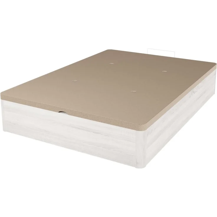 DUÉRMETE ONLINE - Klappbares Bett, super verstärkt, mit atmungsaktivem Deckel, 90x190 cm, inklusive Werkzeug, Farbe Polargrau – Bild 4