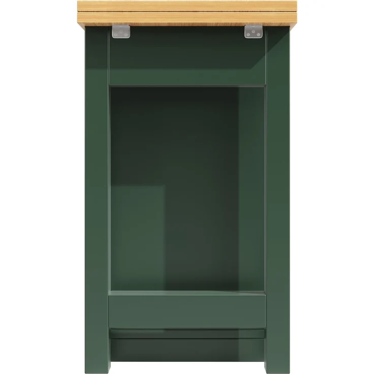 Bartisch aus MDF, ausziehbar mit Stauraum, 120-180x40x76 cm, Antikgrün – Bild 10