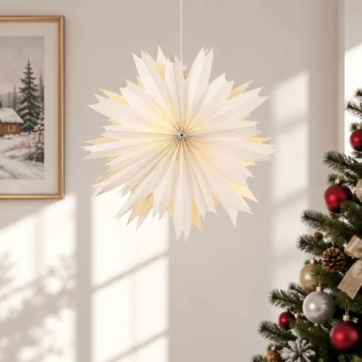 vidaXL Weihnachtsbeleuchtung RAAHE 10 LEDs Warmes Weiß 60 x 20 x 60 cm 42056645