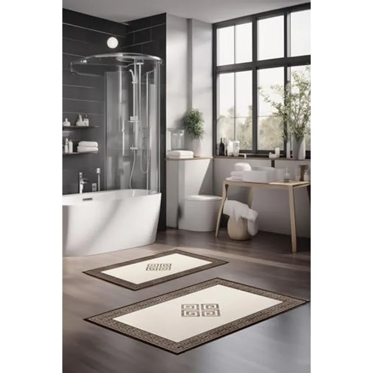 Mijolnir 'CT-5071' Badematten-Set (2-teilig), Mehrfarbig