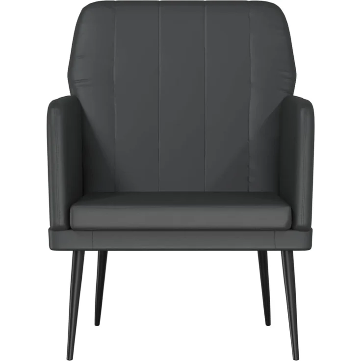 Sessel wohnzimmer, Relaxsessel, Fernsehsessel Schwarz 61x78x80 cm Kunstleder – Bild 3
