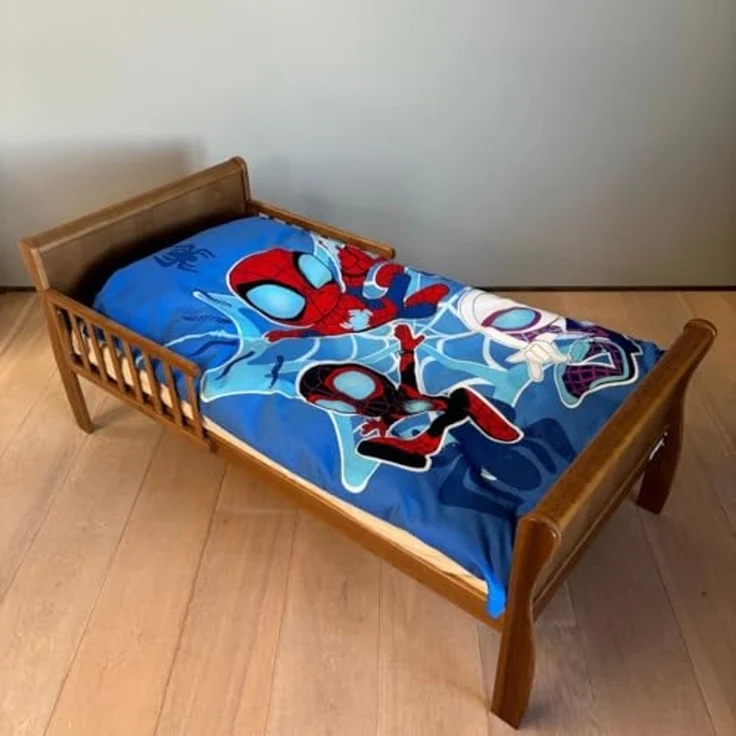 BrandMac Kinderbettwäsche Spidey Kinderbett Bettwäsche Set 100x135 cm + 40x60 cm 100% Baumwolle – Bild 2
