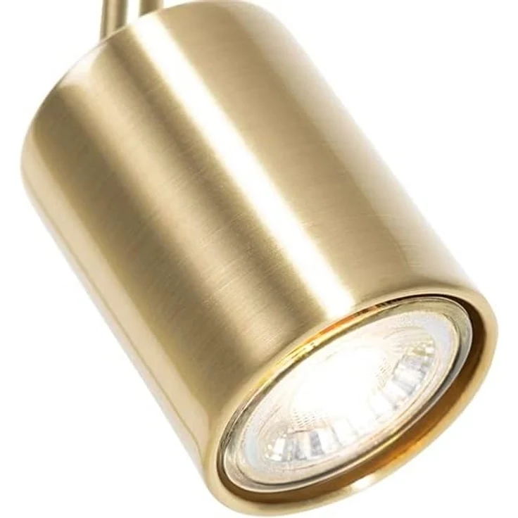 Qazqa Tischleuchte Java, ohne Leuchtmittel, GU10, Gold/Messing, Modern, Stahl, 1-flammig – Bild 5