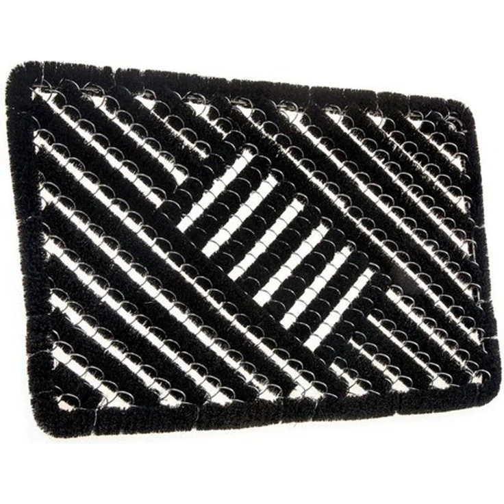 HANSE Home Fußmatte Grid Brushes Mat, Türmatte, rechteckig, Höhe: 33 mm, Gitter, Robust, Bürsten, Innen, Außen, Schmutzabtreter, Wetterfest – Bild 4