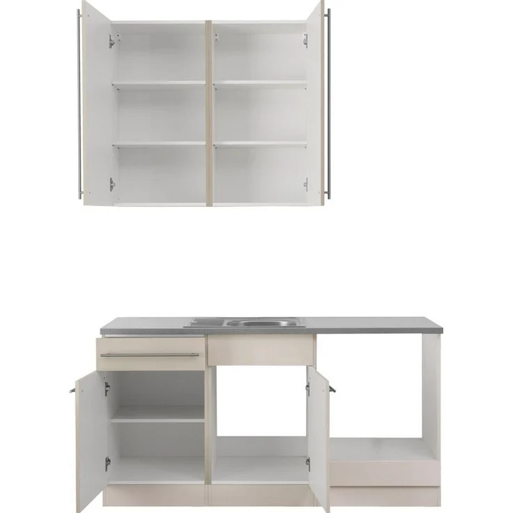 wiho Küchen Pantryküche Chicago, wahlweise mit E-Geräten, Breite 160 cm – Bild 3