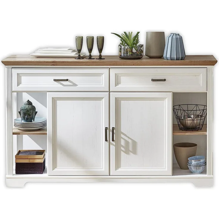 Sideboard 'YASE' Pinie hell und Artisan Eiche