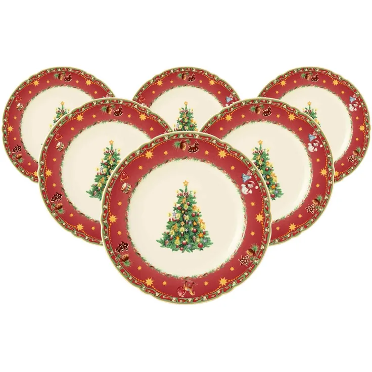 Seltmann Weiden Marieluise Weihnachtsnostalgie Speiseteller ø 25 cm 6er Set