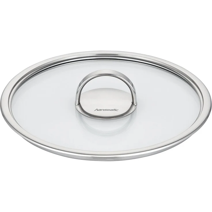 Hanseatic Topf-Set hanseatic, Edelstahl 18/10 (Set, 8-tlg, je 1 Fleischtopf 16/20/24 cm, Bratentopf 20 cm), handfreundliche Kaltmetallgriffe, Literskala, Glasdeckel, Induktion – Bild 2