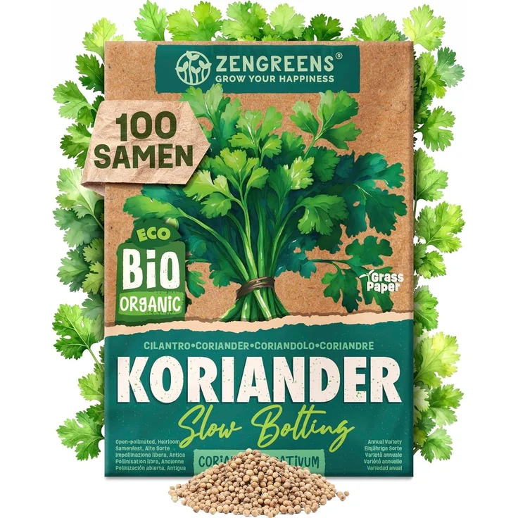 ZenGreens® - Bio Kräutersamen im 40er Set - 40 Kräuter Samen für den einfachen Anbau im Garten, Balkon oder Hochbeet - Pflanzensamen - Saatgut – Bild 32