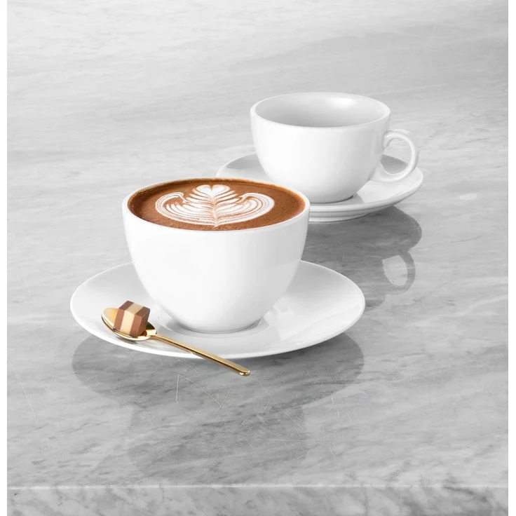 Seltmann Weiden VIP. Cappuccinotasse mit Untertasse 220 ml 6er Set – Bild 3