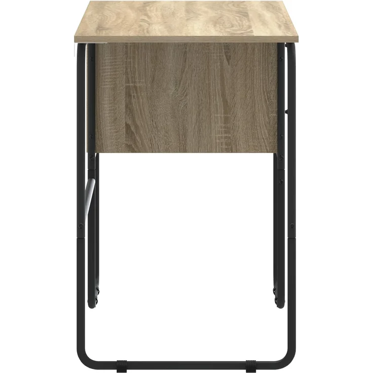 vidaXL Schreibtisch mit Stauraum Sonoma-Eiche 100 x 50 x 75 cm 8008003 – Bild 5