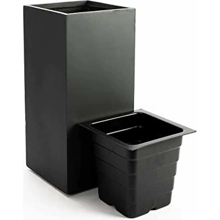 Pflanzwerk® Pflanzeinsatz Innentopf für alle CUBE Pflanzkübel Frostsicher Kunststoff Blumenkübel – Bild 5