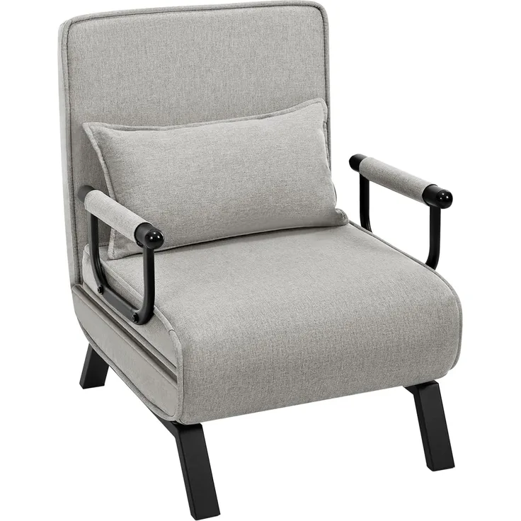 Woltu Schlafsofa, 1 Teile, Schlafsessel 3 in 1, mit Bettfunktion, Sofabett Gästebett