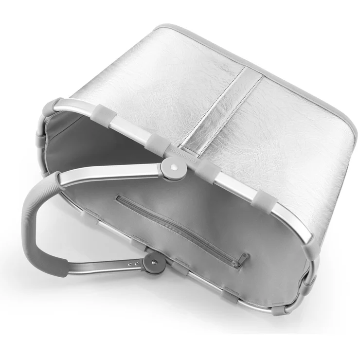 reisenthel carrybag Einkaufskorb silver crackle Tragekorb BK7088 – Bild 4