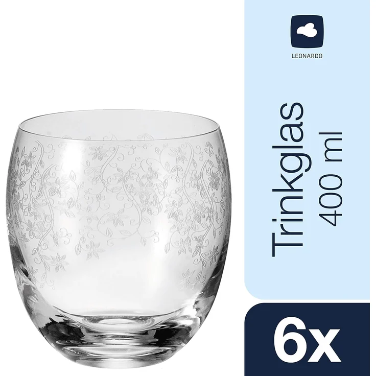 LEONARDO Glas, Kristallglas, Spülmaschinenfest – Bild 2