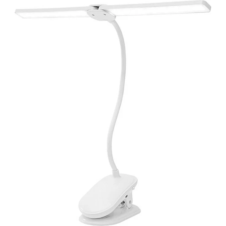 ibettertec LED Leselampe Leselampe Bett, LED Klemmlampe Bett mit Touch Dimmbar, Touch-Steuerung, dimmbar, 3 Farbtemperaturen, flexibel einstellbar, USB aufladbar, LED fest integriert, Warmweiß (3000K), Kaltweiß (6000K), Naturweiß (4000K), Klemmleuchte ... – Bild 1