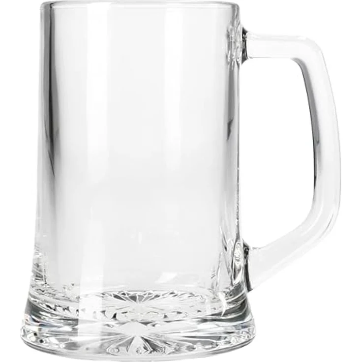 MamboCat Bierglas 4x Artisan Bierkrug 250ml mit Sternboden & Henkel Bierhumpen 0,25L, Glas – Bild 4