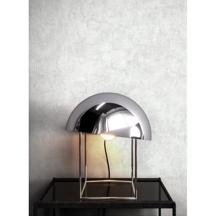 Newroom Vliestapete, Weiß Tapete Modern Beton - Betonwand Glanztapete Hellgrau Silber Industrial Glamour Zement Metallic für Wohnzimmer Schlafzimmer Küche – Bild 2