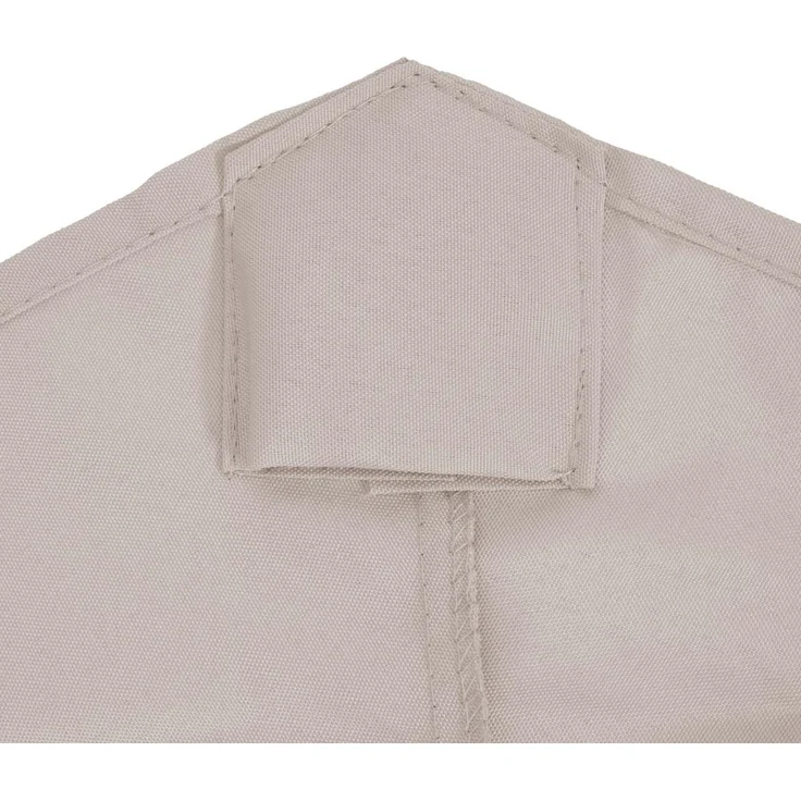 Ersatz-Bezug für Sonnenschirm Florida, Sonnenschirmbezug Ersatzbezug, Ø 3m Polyester 6 Streben ~ creme – Bild 4