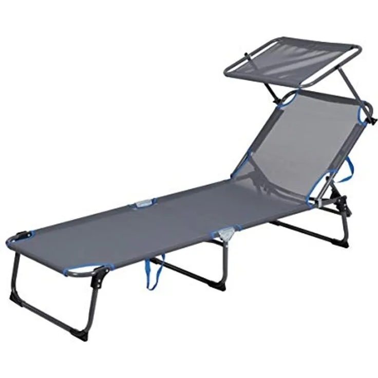 Greemotion Gartenliege Bäderliege Aluminium 183 x 61 x 50