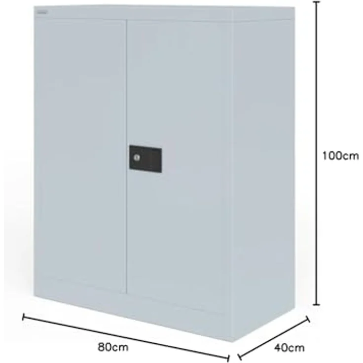 Flügeltürenschrank UNIVERSAL | 1 Fachboden für 2 Ordnerhöhen, Breite 800 – Bild 2