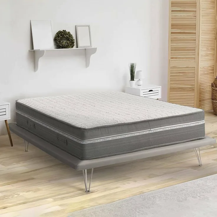 Talamo Italia - Oriana-Doppelmatratze, Memory Foam-Matratze und Taschenmikrofedern, 100 % Made in Italy, milbenhemmend und hypoallergen, 120 x 190 x 32 cm