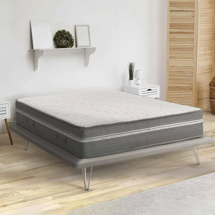 Talamo Italia - Oriana-Doppelmatratze, Memory Foam-Matratze und Taschenmikrofedern, 100 % Made in Italy, milbenhemmend und hypoallergen, 120 x 190 x 32 cm
