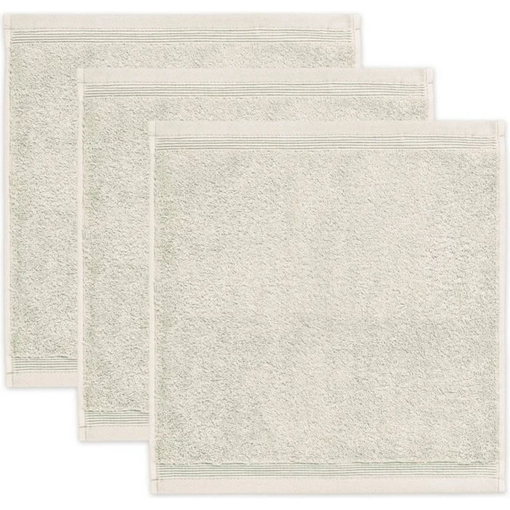 Möve Superwuschel Seiftuch 30x30 cm aus 100% Baumwolle, Nature 3er Set – Bild 4