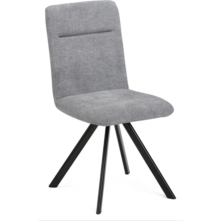 Eckbankgruppe Modern Doralyn 2 für 7 Personen Microfaser Schwarz/Grau – Bild 5