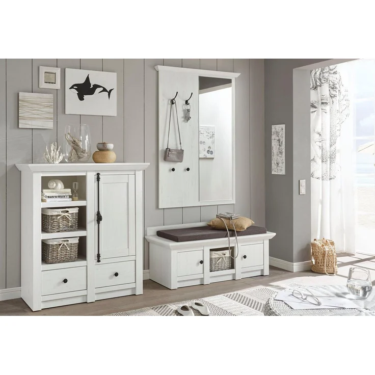 Home affaire Garderobenpaneel California, mit Spiegel «California» 105 cm breit – Bild 2