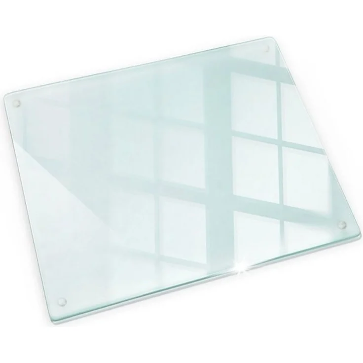 Tulup Schneidebrett Transparent Küchenbrett Servierbretter, (1-St), Gummifüße – Bild 4
