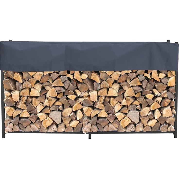 Quick Star Kaminholzregal, BxTxH:200x25x115 cm – Bild 1