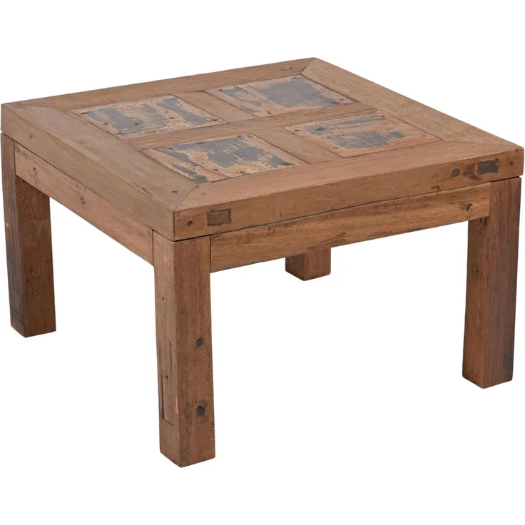 Holz Tisch KOKODA Teak 69x69 Holz Kaffeetisch Beistelltisch Garten Möbel Outdoor