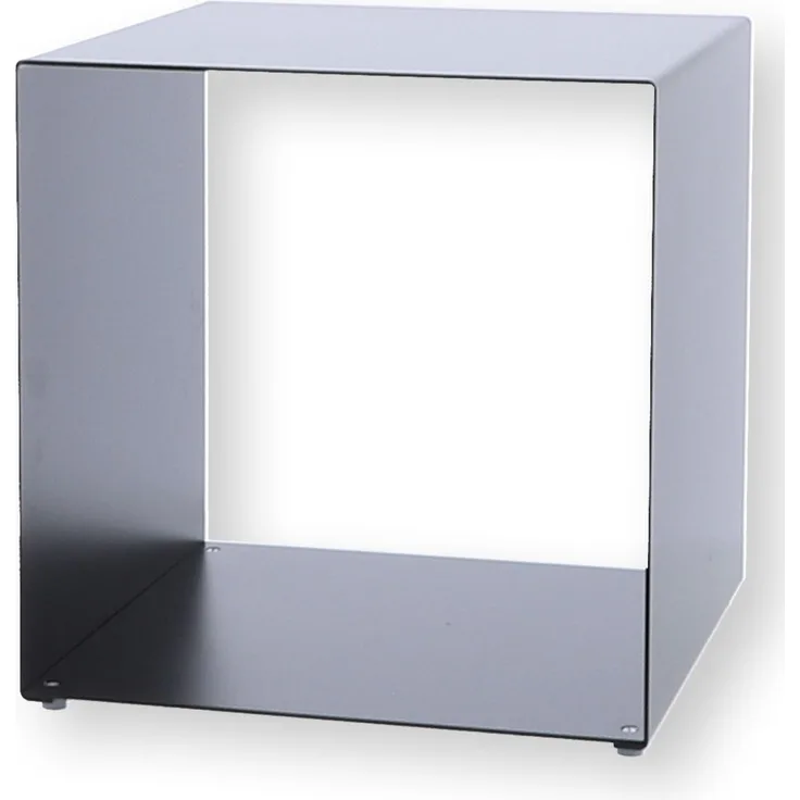Beistelltisch Cubus Metall 35 cm, Schwarz