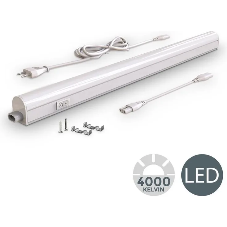 B.K.Licht LED Unterbauleuchte BKL1227, getrennt schaltbar, LED fest integriert